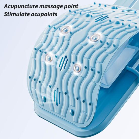 Back Stretcher Adjustable Lumbar Traction Device Pain Relief Ergonomic Spine