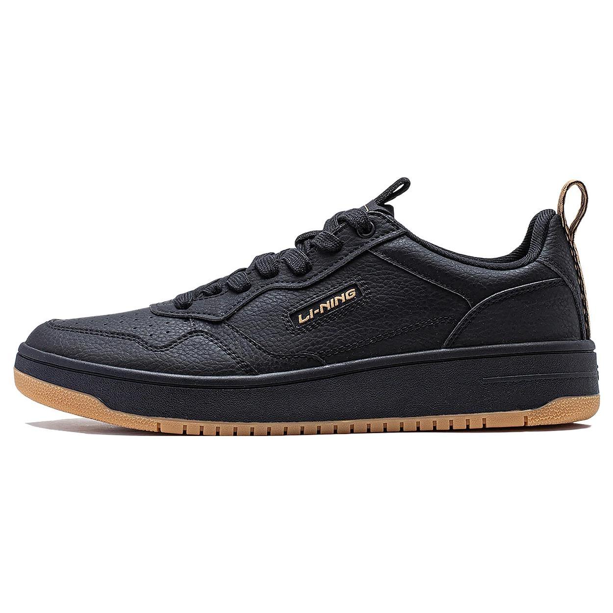 

Li Ning Star Candy Slip Resistant Abrasion Resistant Low top Skateboard Shoes Men s Black AGCT471-5 44