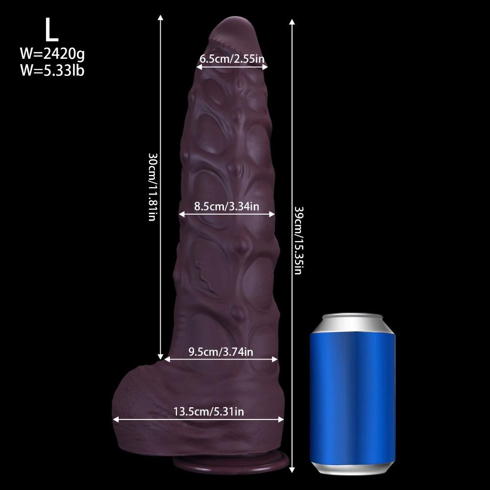 Silicone Anal Plug Large Size Realistic Dildo Anal Dilator for Men Women Adult Sex Toy