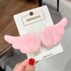 Angel Wing Plush Hair Clip Sweet Bangs Barrettes Headdress Cosplay Hairpin  Girls