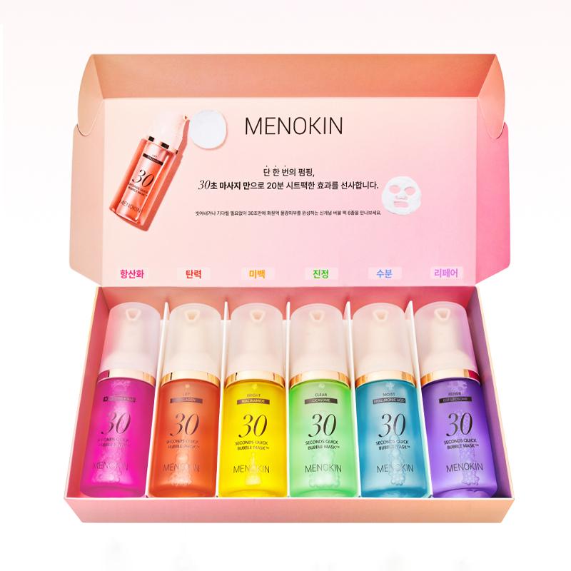 Menokin Mini Bubble Mask Discovery Set 30ml*6EA