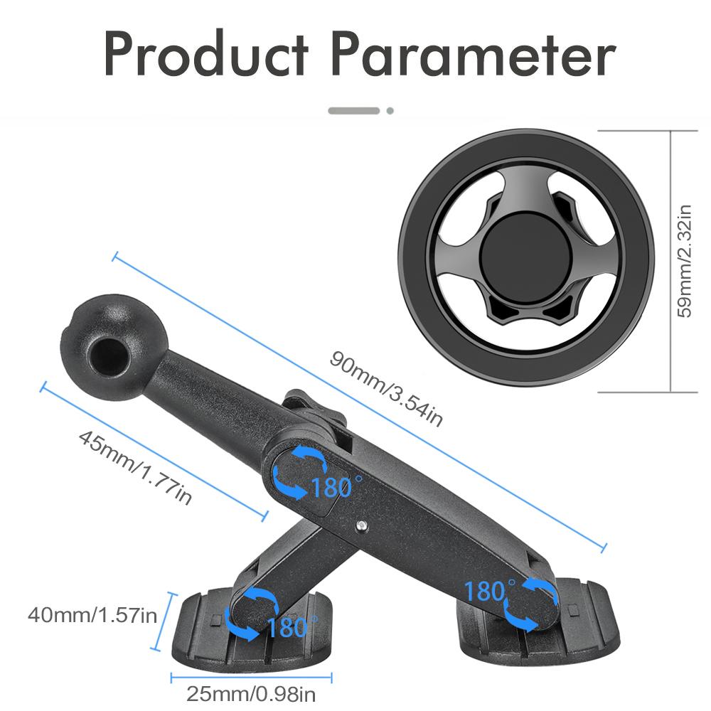 Mini Neodymium Magnet Mobile Phone Holder Suitable for Vehicle Dashboard/Desktop/Wall/Steps Any Place Any Scene