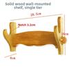 Modern Minimalist Wooden Wall Mount Sword Holder For Home Decor And Office Display