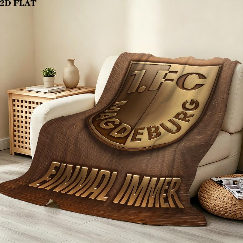 1PC 1 Fc Magdeburg Patterned Flannel Blanket Suitable For All Seasons For Home Decor Warmth And Comfort Gifts Holiday Present