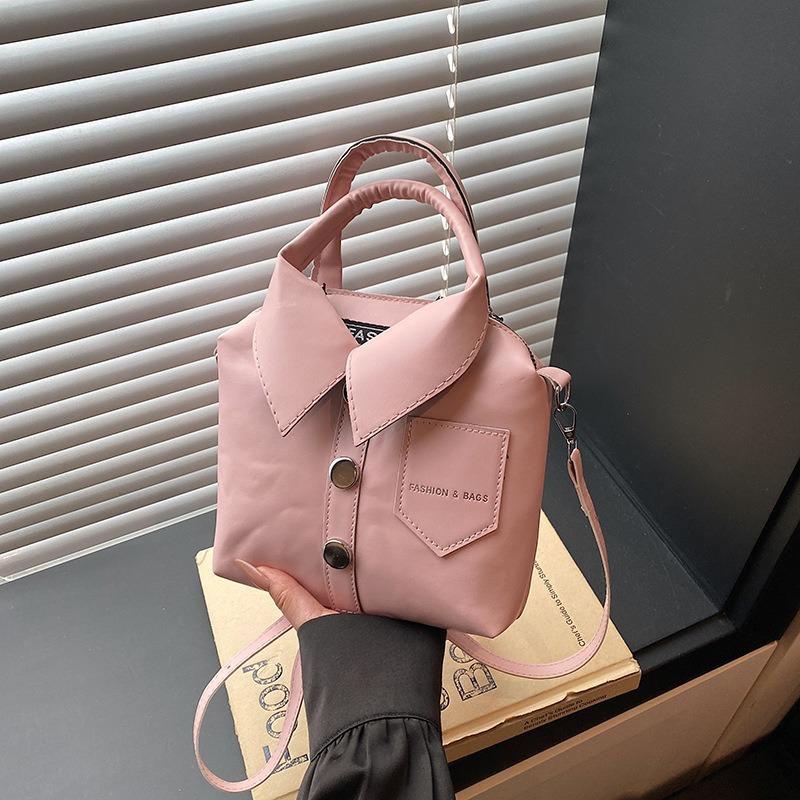 Niche gepersonaliseerde design handtas tas dames nieuwe mode casual shirt tas eenvoudige trendy schoudertas
