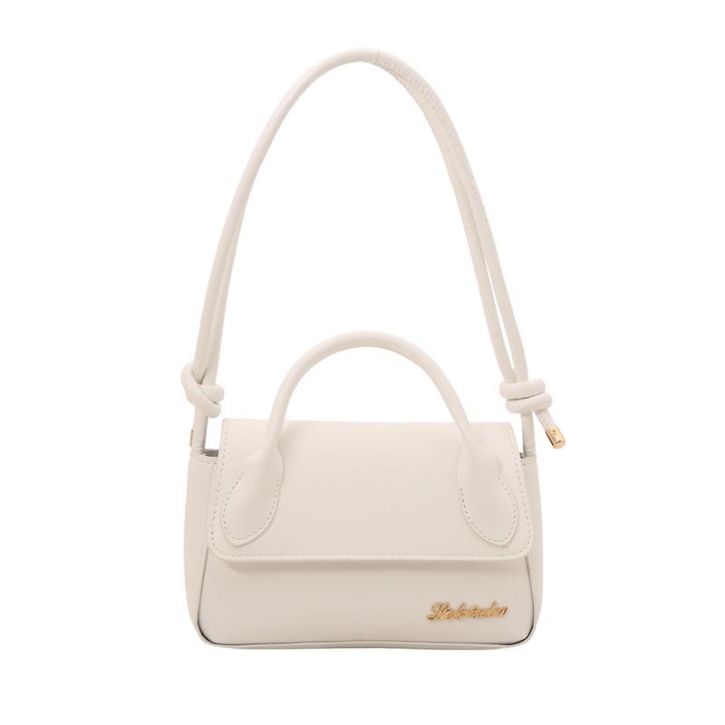 European and American Foreign Style Letter Hardware Fashion 2025 New Casual Trend Retro Shoulder Texture Crossbody Handbag Women