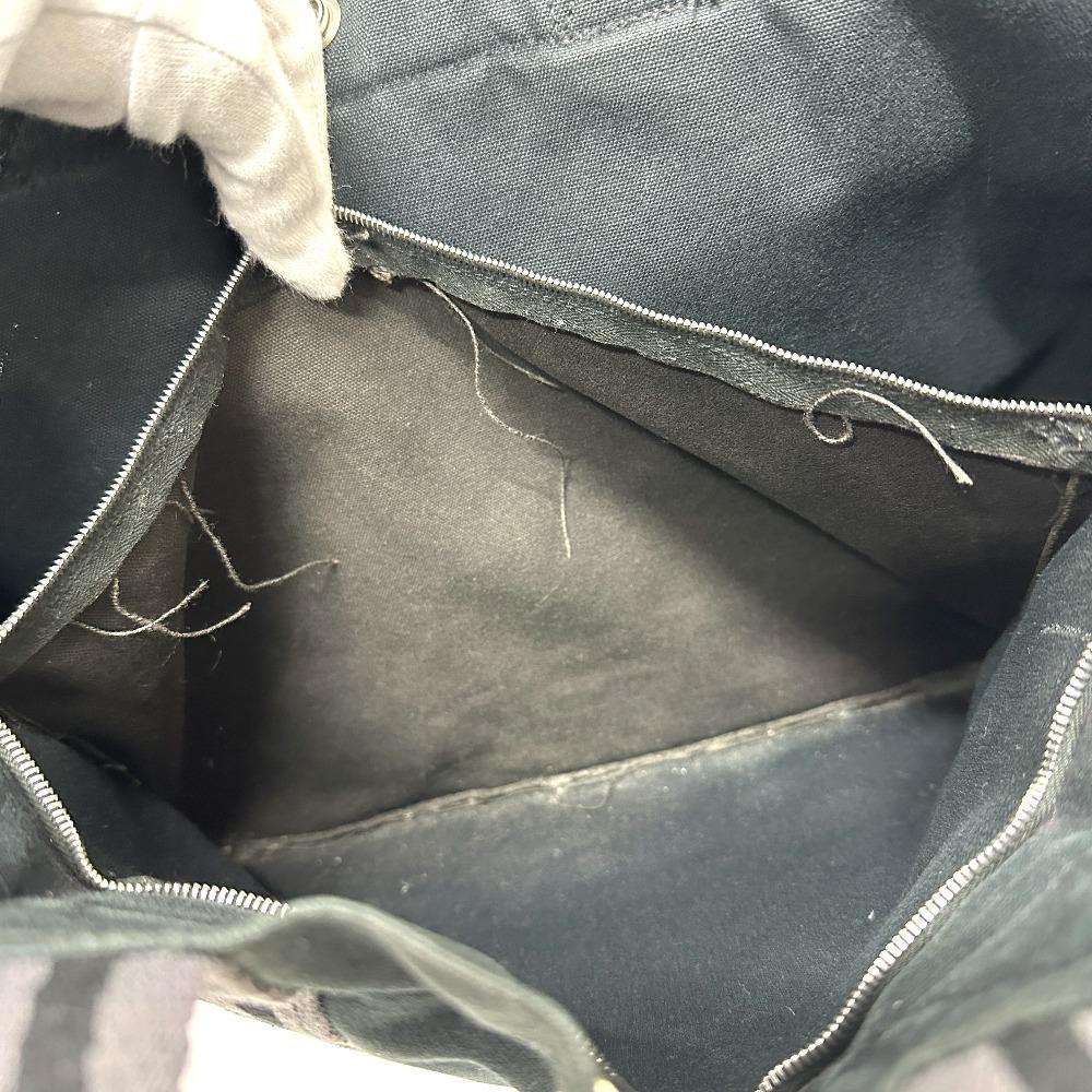 Hermes Fourre Tout Tote MM Bag Tote Bag Canvas Black