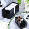 Countertop Paper Towel Dispenser Folded Napkin Dispenser Space Saving Tissue Dispenser Simple for Z Fold C Fold Multi-fold Paper