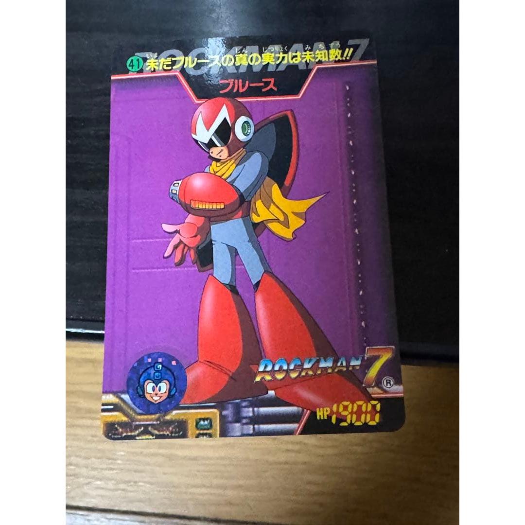 Used Rockman 7 Carddass 2 pieces set