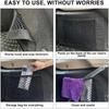 Car Storage Mesh Seat Elastic Storage Velcro Storage Bag Trunk Mesh Elastic Storage Bag Storage Organizing Bag Car Accessories