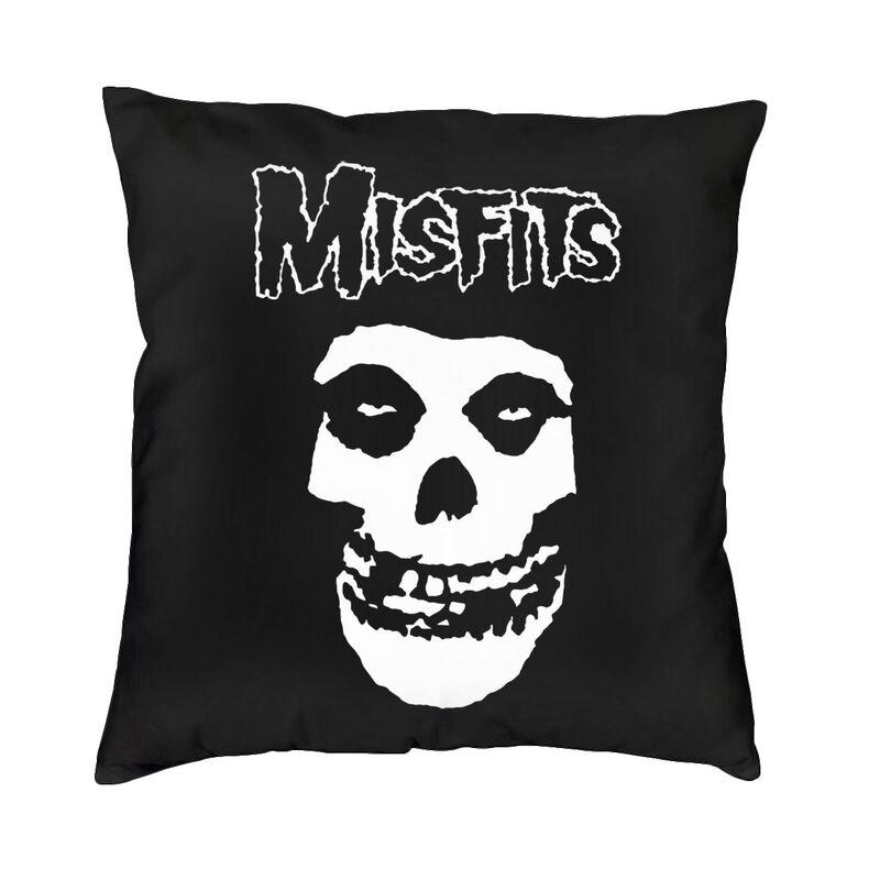 Misfits Horror Punk Rock Band Pillow Case xcm Decor Home Kawaii Outdoor Cushions Square Pillowcase