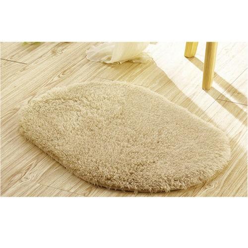 

Коврик для пола 30*50см Плюш+Спандекс Кухня Спальня Нескользящий Комфортное прикосновение бежевый