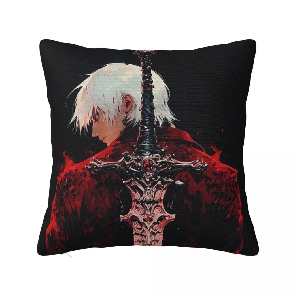 Modern Hazbin Alastor Buddy Cartoon Anime Pillowcase Cushion Comfort Throw Pillow Sofa Cushions Used for Home Living Room