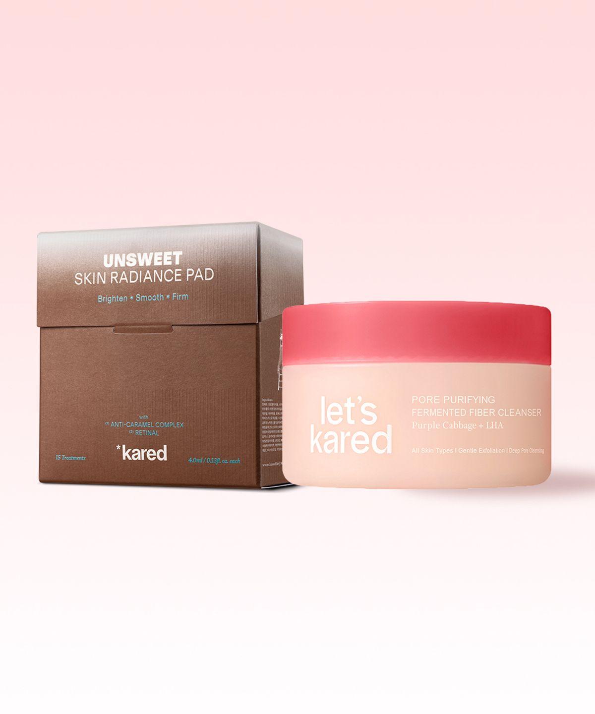 Cabbage Fiber Pore Reset Cleanser + Unsweetened Skin Radiance Pads