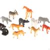 Matching Game Cards and Animal Figurines Toy for Toddlers Preschool Life Material