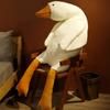 50cm-130cm Kawaii Big White Goose Plush Toys Soft Big Goose Throw Pillows Fluffy Sleep Pillow Cute Animal Dolls Gifts For Girls