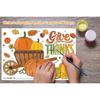 PETCEE Thanksgiving Coloring Placemats - 16PCS 14''x10'' Double-Sided Kids Placemats for Colorful Craft Activity & Party Decorations