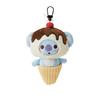 10cm Korean Popular Idol Boy Group Kawaii Plush keychain pendant small animal cross-dressing dessert cake plush doll Anime