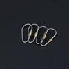 Outdoor Camping Titanium Alloy Carabiner Brass Locking Hook with Loop for Keys Backpacks, and Simple D-Rings