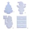 Snowflake Snowman Christmas Tree Silicone Molds For Diy Christmas Decor