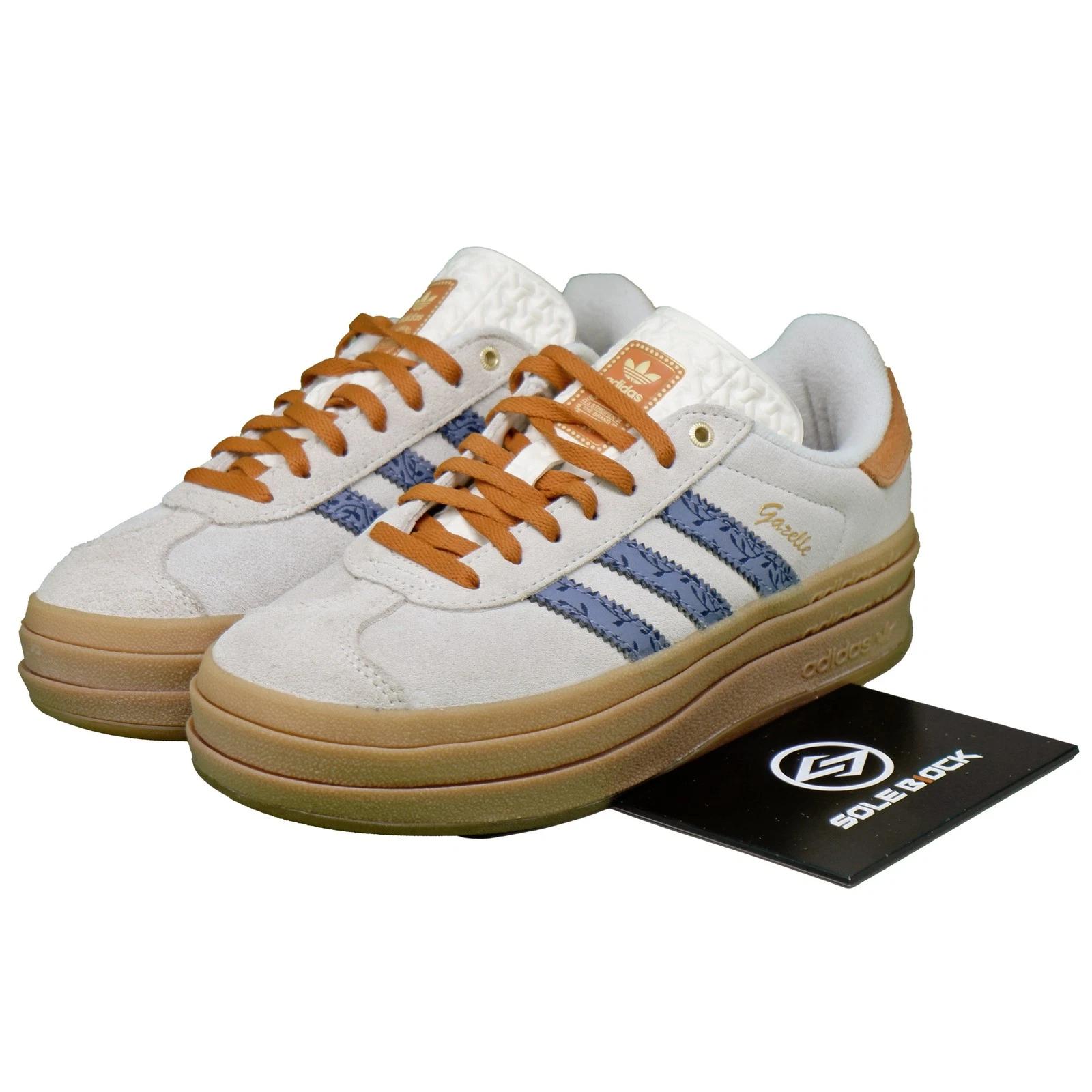 

Adidas Gazelle Bold Cream Orb Violet Floral JQ0955 Women s Size EU 36.5 коричневый