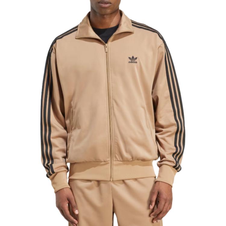 Adidas Originals Stand Collar Zipper Long Sleeve Loose Jacket Men jackets JY6366