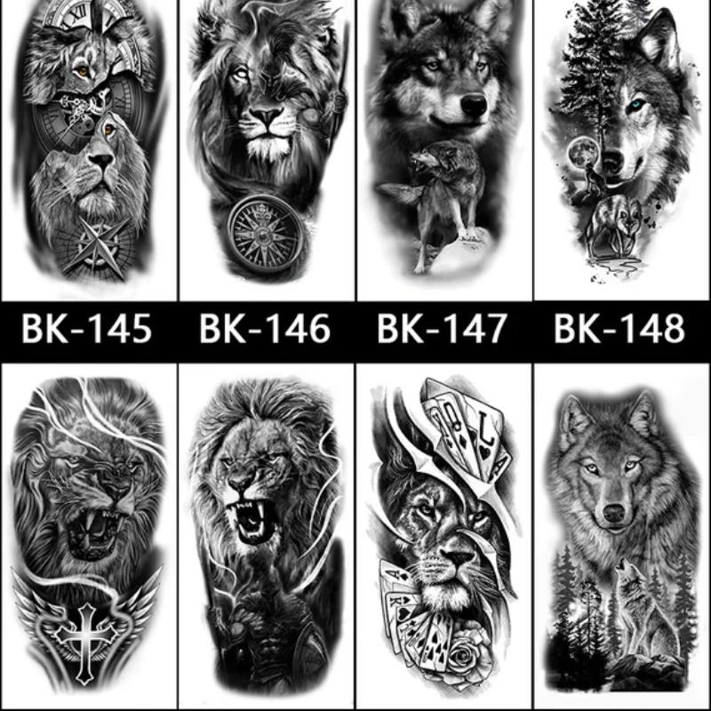 Butterfly Fake Tattoo for Woman Black Flower Tattoo Sketch Tattoo Sticker  Rose Blossom Tattoo Temporary Waterproof