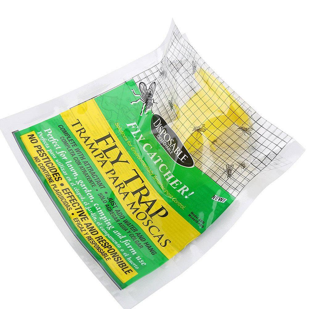 1Pcs Disposable Fly Catchers Non Toxic Fly Traps Outdoor Hanging Fly Catchers