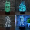 Led Night Superheroes Light Color Changing Mode Living Room Decor Bedroom