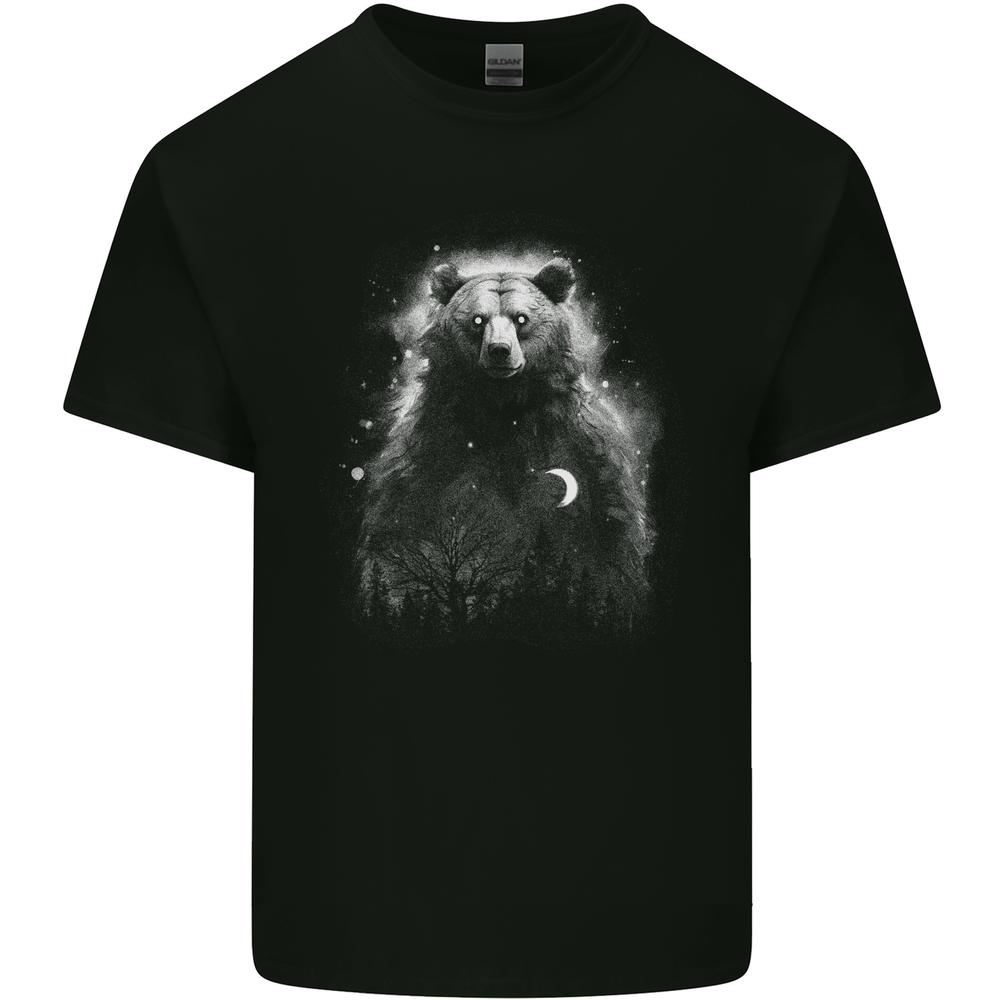 26 Mystical Grizzly Bear Kids T-Shirt Childrens Unisex T-Shirt XXXL