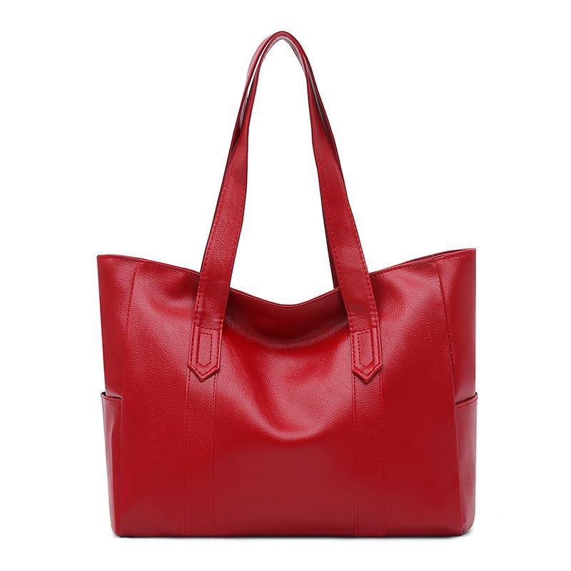 2026  Women'S Large Capacity Tote Bag Soft Leather Shoulder Bag Crossbody Bag Handbag