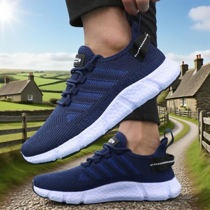 

Кроссовки для бега на мягкой подошве для мужчин, дышащая сетка, гибкие повседневные кроссовки, удобная устойчивая подошва, тренировочные кроссовки для тенниса 37