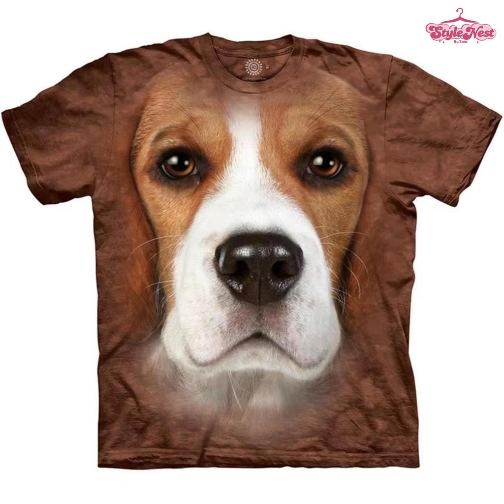 Beagle Dog T-Shirt, Beagle Lover Gift, Cute Dog Graphic Tee, Unisex 3D Dog Print Shirt, Beagle Owner T-Shirt, Funny Dog Tee, Perfect Gift