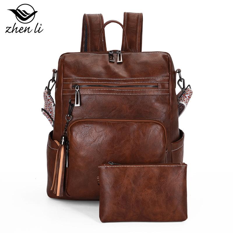 Backpack Lightweight Girls Retro Backpack, Large Capacity Ladies Backpack