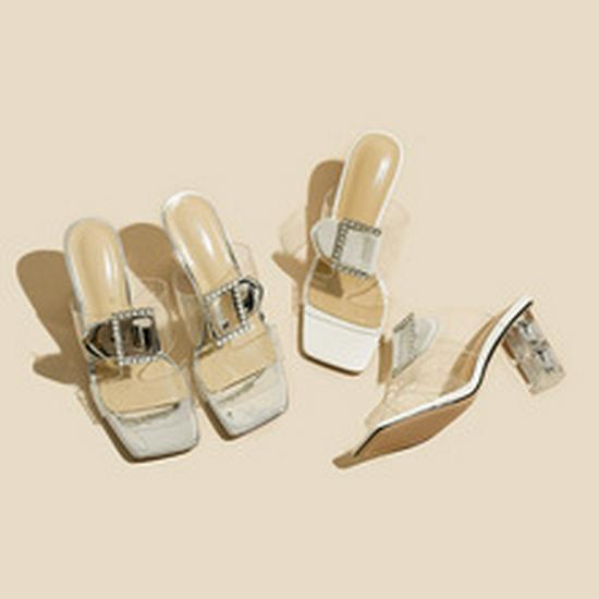 2024 Summer Black Stiletto Heels - One-Strap Sexy Niche Fairy Style Sandals