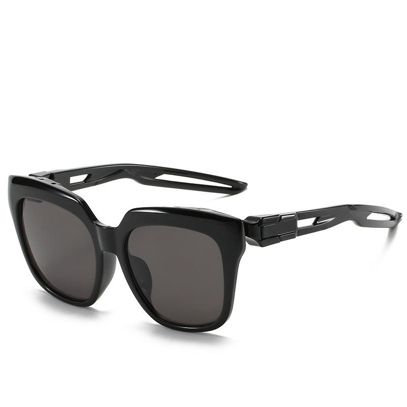 JYL Sunglasses Square Uv Protection Oversized Rivet Use 2143 A-17540