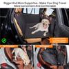 Removable Car Mat Hardboard Extension Dog Kennel Waterproof Scratch Proof Car Pet Hammock Rear Seat Travel Mat Dog Seat Cover