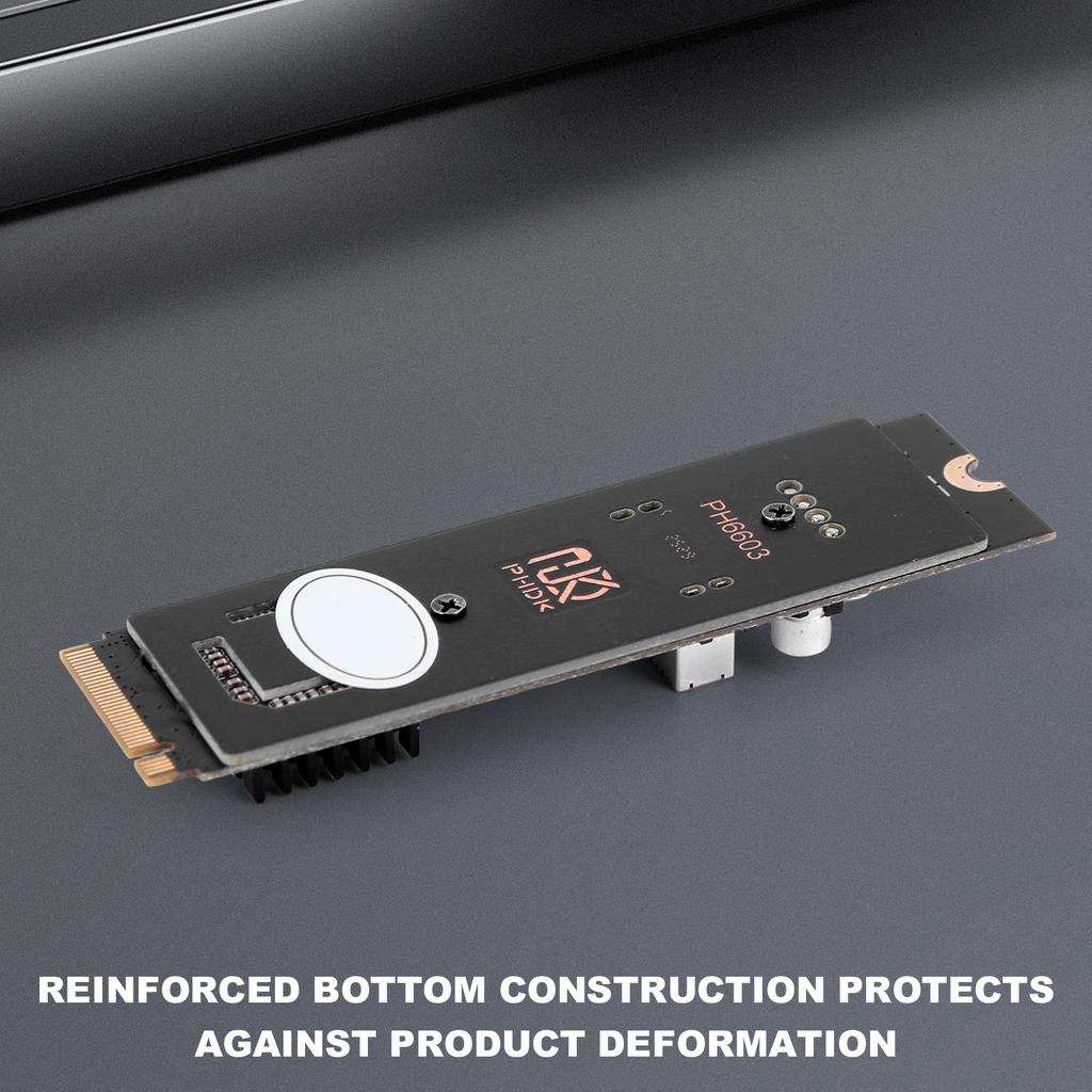 M2 PCIE NVME To TYPE E Expansion Card Riser 20Gbps High Speed M2 M Key PCIe To USB3.2 Front Panel Expansion Card for PC