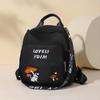 Large Capacity Backpack Women Printed Travel Backpack Embroidered Student Schoolbag