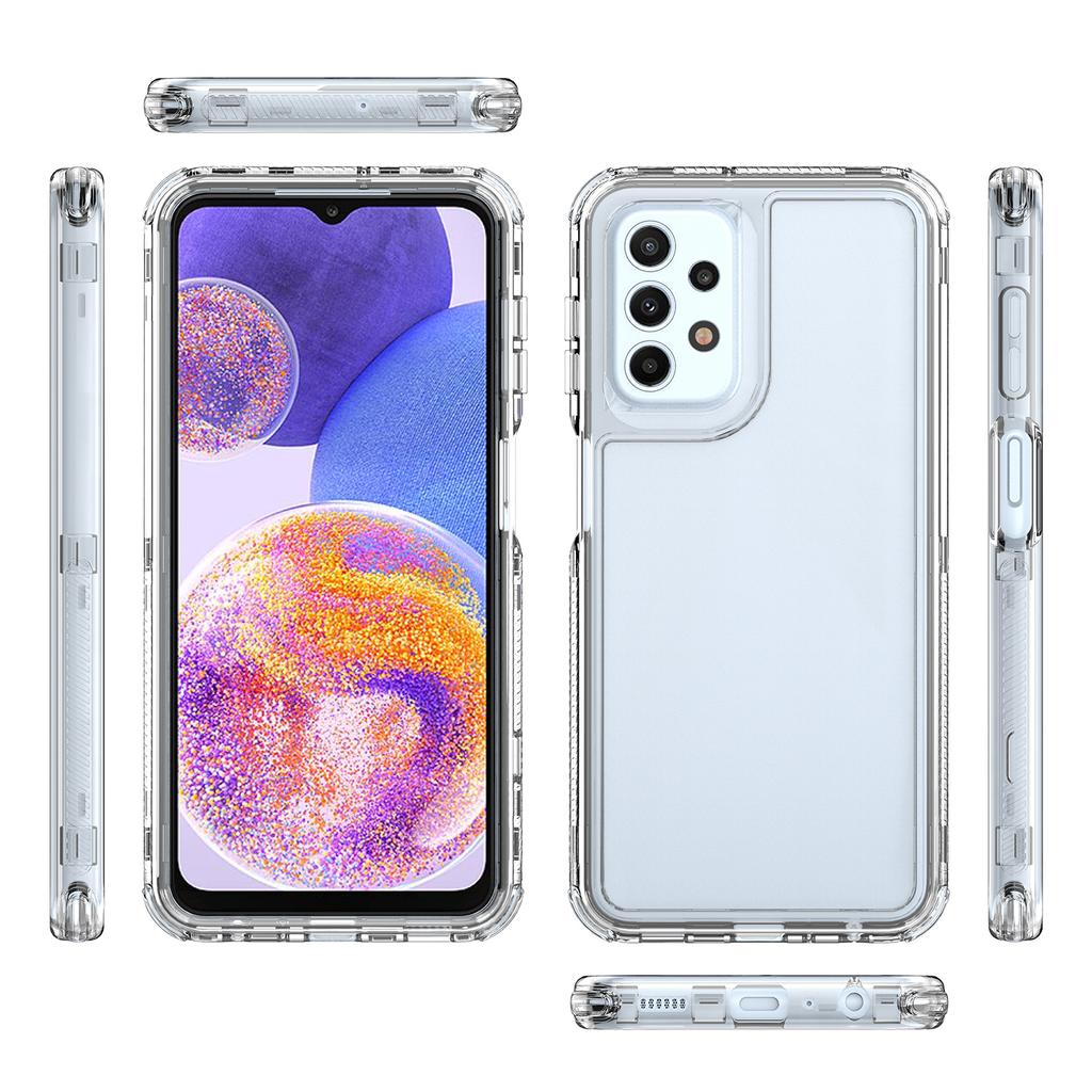 For Samsung Galaxy A23 4G/A23 5G (Global Version) Clear Case Acrylic+TPU Anti-drop Phone Cover