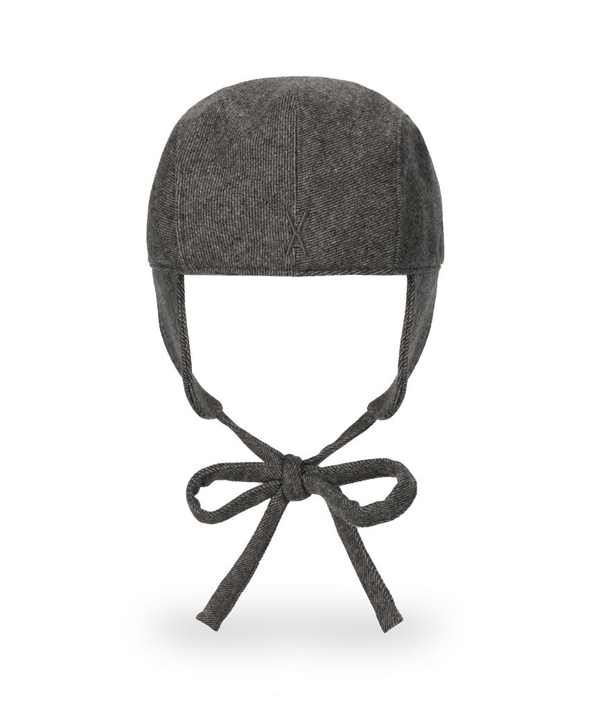 Bajal Va Embroidered Fly Hunting Cap Grey