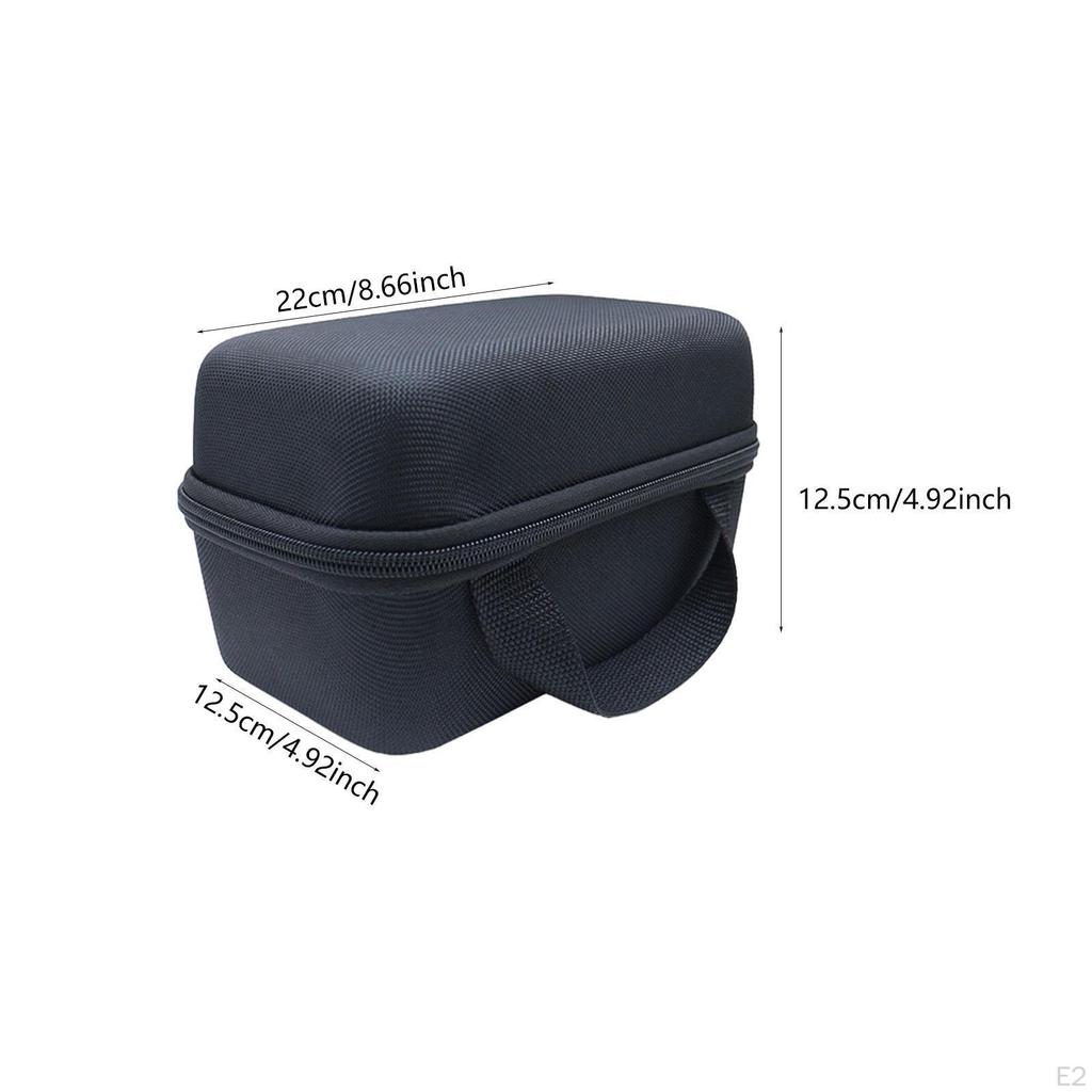 Projector Travel Bag Hard EVA Shell Multifunctional Shock Absorbing Interior Portable Storage Pouch