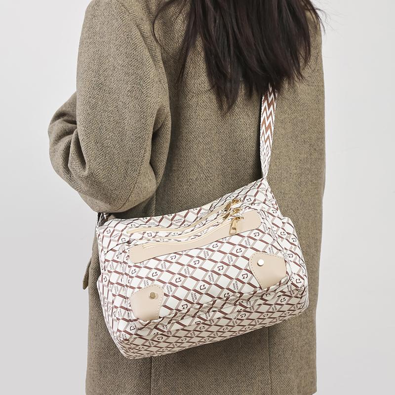 Damen-Umhängetasche mit mehreren Taschen, Muttertasche, große Kapazität, Reise-Umhängetasche