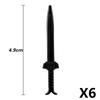 MOC Medieval Building Block Soldier Figure Weapon Accessories Battle Axe Bow Arrow Sword Sheath Shield Assembly Puzzle Brick Toy