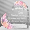 2D Flat Heart-Shaped Acrylic Thank You Plaque, Weddings & Special Occasions Gift, Suitable for Wall Decoration, Porch, Room, Villa, Accents Home, Hall