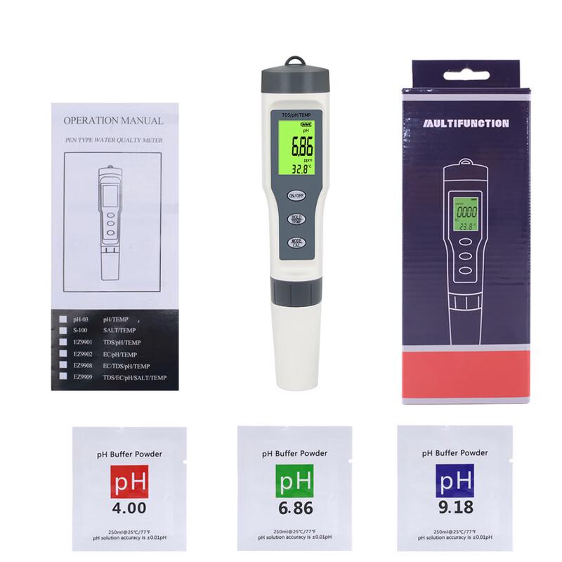 3-in-1 pH TDS Temperature Water Quality Meter