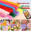 Pipe Cleaner Bouquet Kit: DIY Children's Weaving Material for Handmade Chenille Christmas Tree