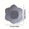 1 Stück Badezimmer Seifendose Lotus Design Seifenhalter Silikon Seifendose Ablaufbox Badezimmerzubehör