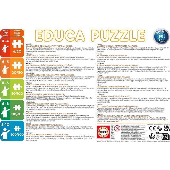 4 progressiva pussel - EDUCA - Multi 4 Monster High 50-80-100-150