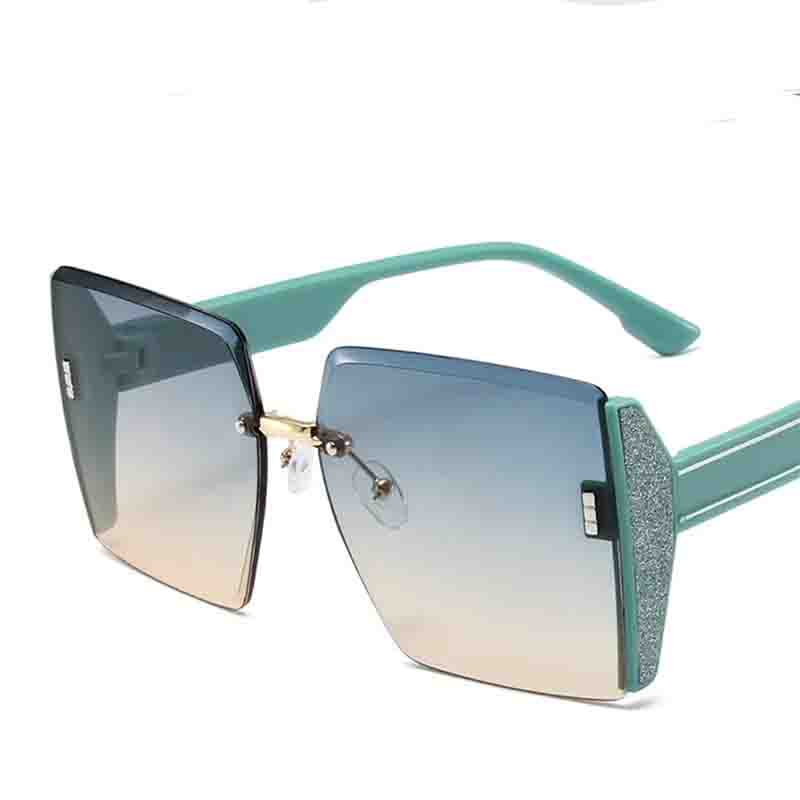 New Borderless Square Sunglasses Women'S Brand Designer Fashion Sun Glasses Women Outdoor Travel Eyewear Uv400